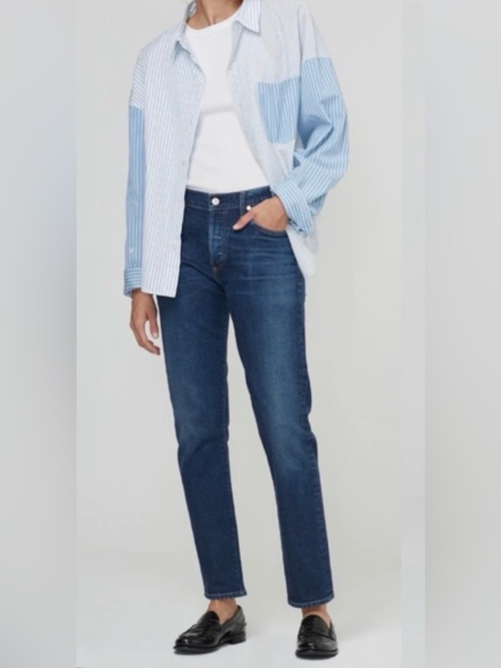 Citizens Of Humanity Dark Blue Emerson Boyfriend Jeans 33